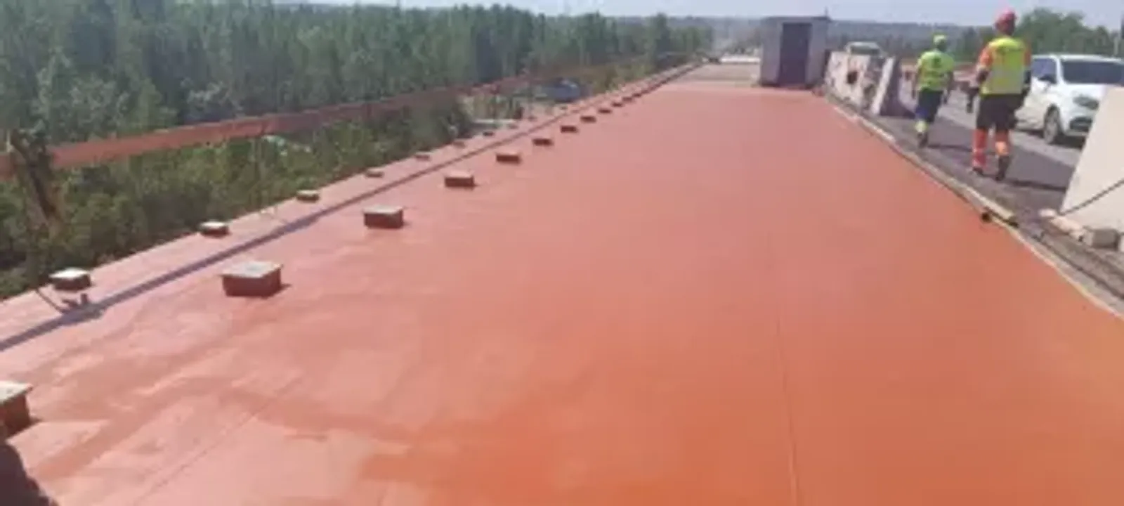 В Башкортостане приступили к устройству гидроизоляции на мосту через реку Белую