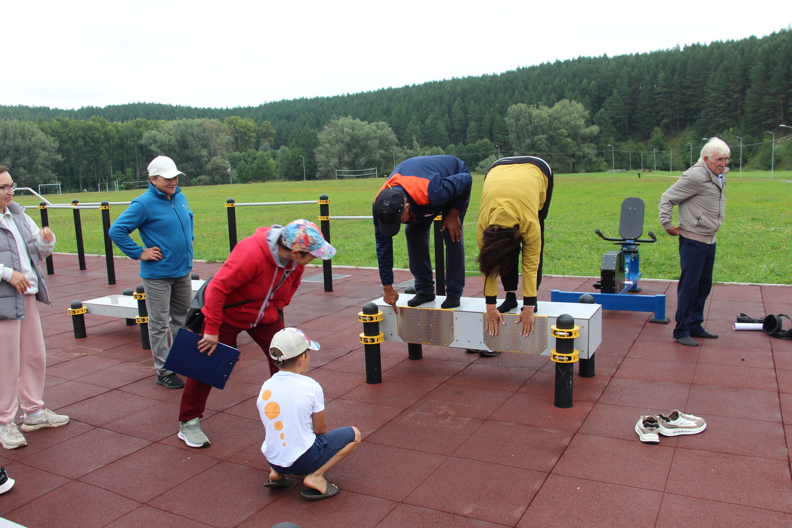 В селе Мишкино на площади перед ФОКом «Триумф» состоялся спортивный фестиваль