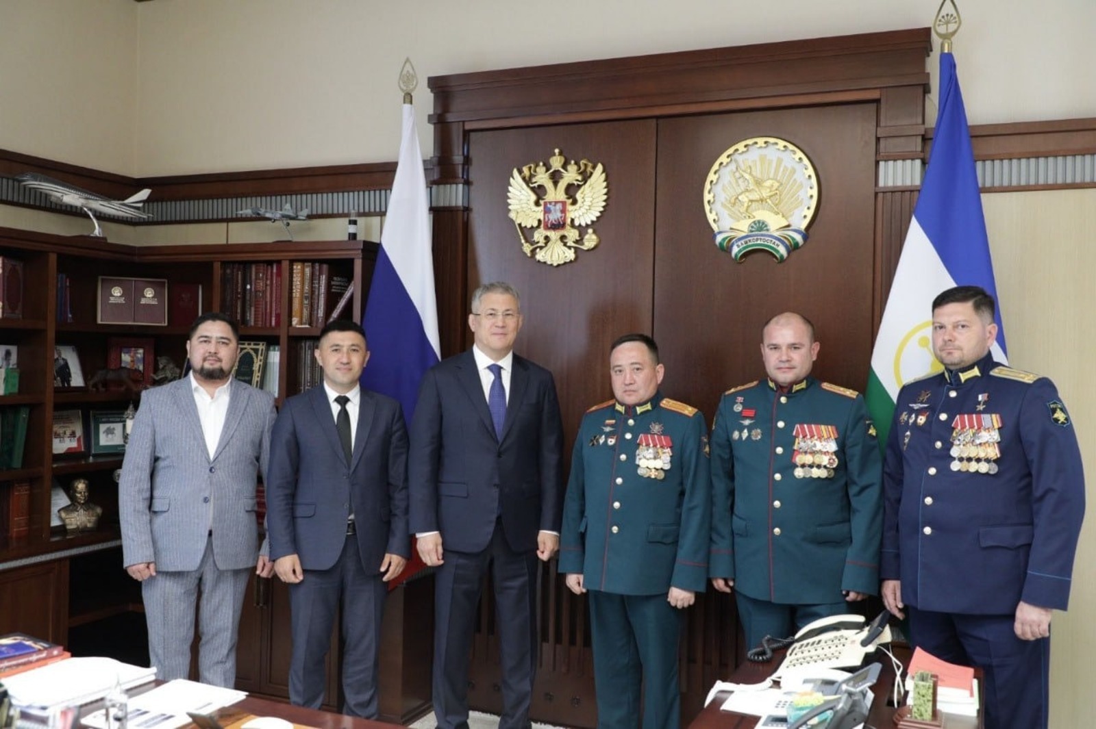 Участники федерального проекта «Время героев» встретились с Главой Башкирии