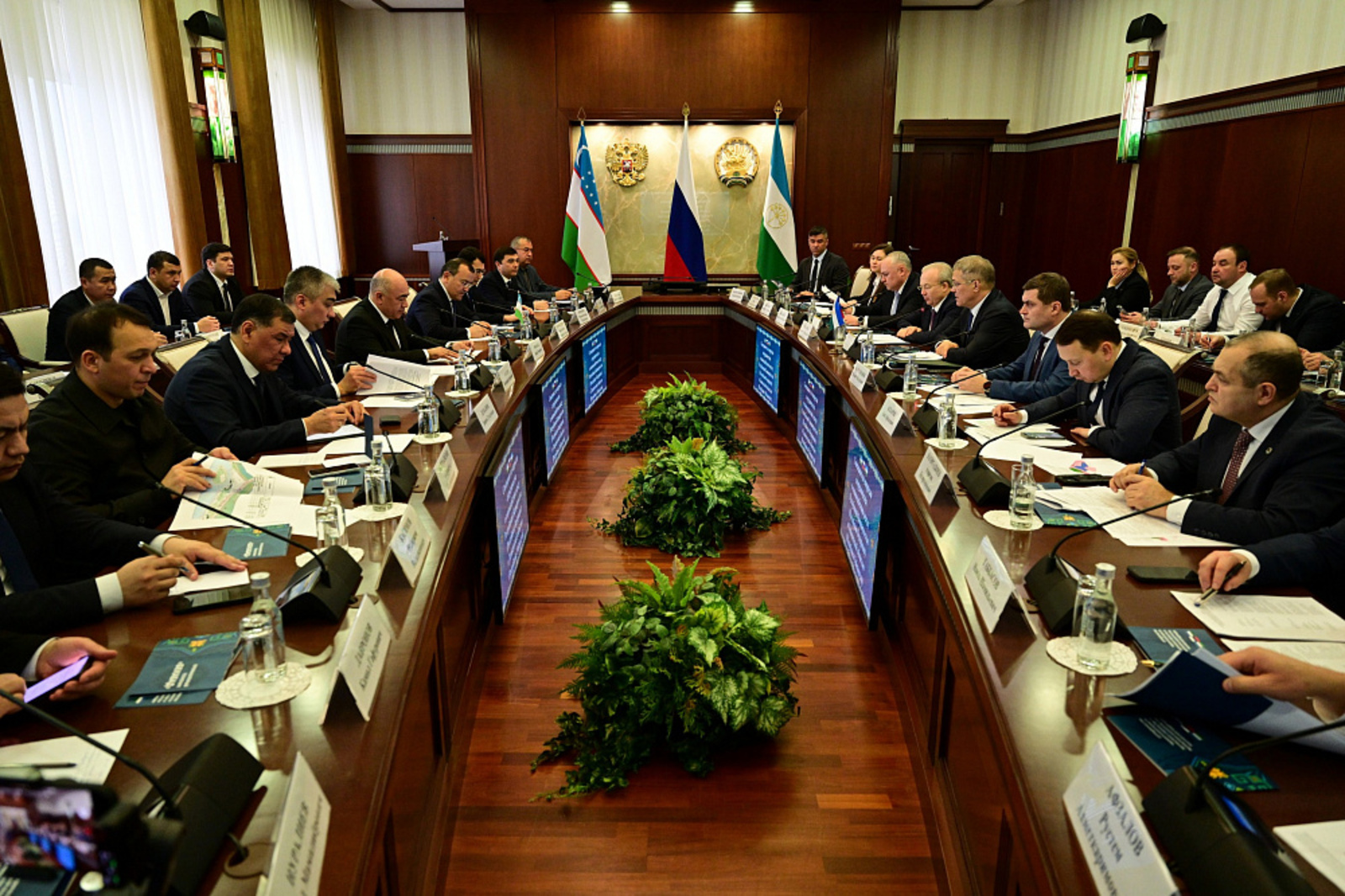 Совещание по вопросам сотрудничества с Ташкентской областью Узбекистана