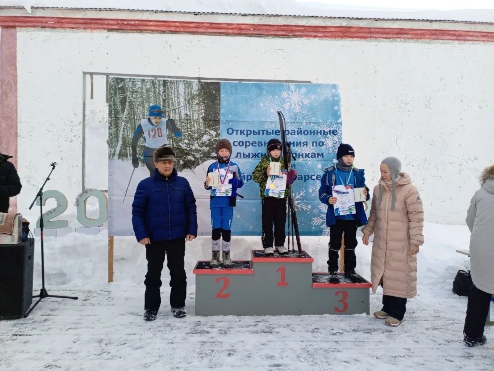 В деревне Старокульчубаево прошли лыжные гонки, посвященные памяти героя