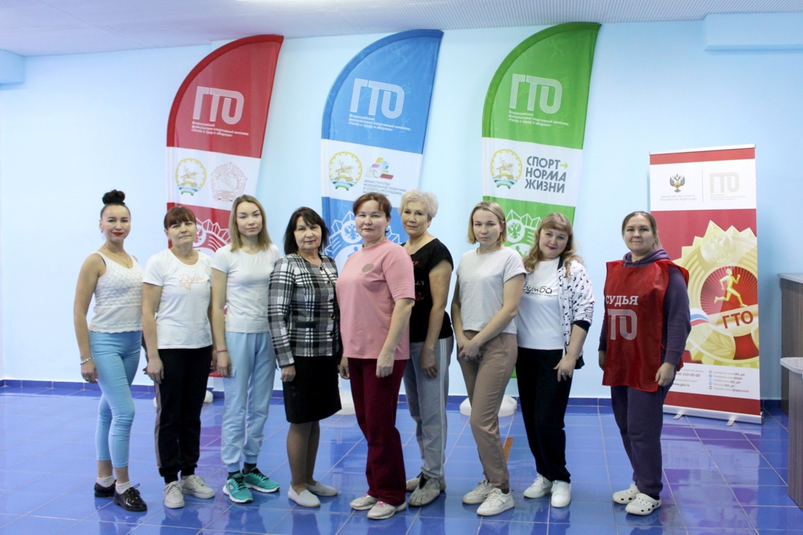 Коллектив Мишкинского информационного центра присоединился к движению ГТО