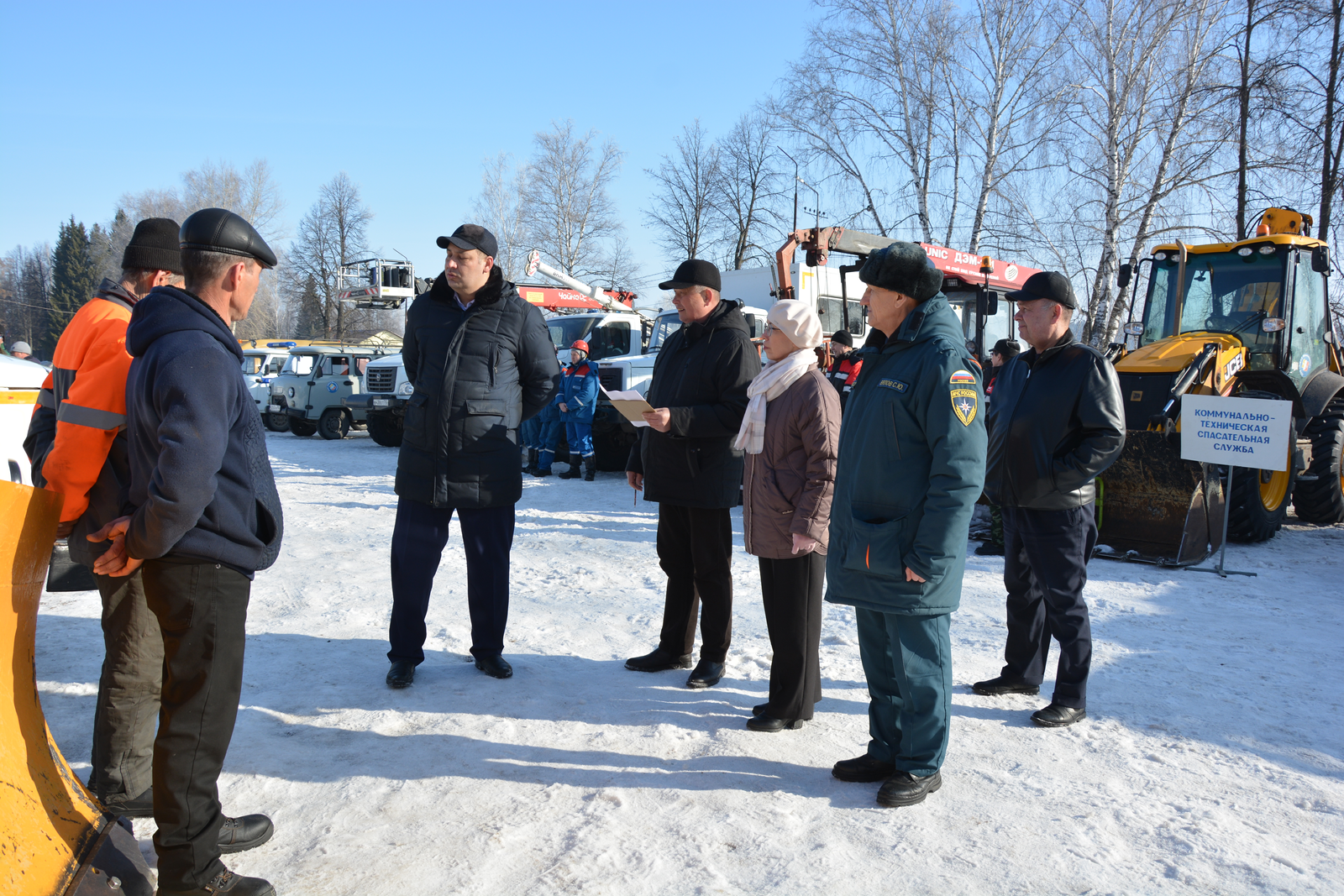 Осмотр спецтехники к паводку проведен успешно