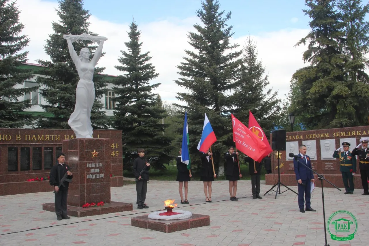 В Мишкино отпраздновали 81-ую годовщину Победы в Великой Отечественной войне