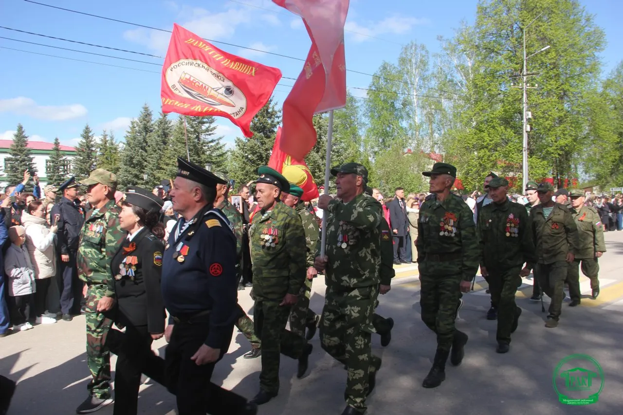 В Мишкино отпраздновали 81-ю годовщину Победы в Великой Отечественной войне