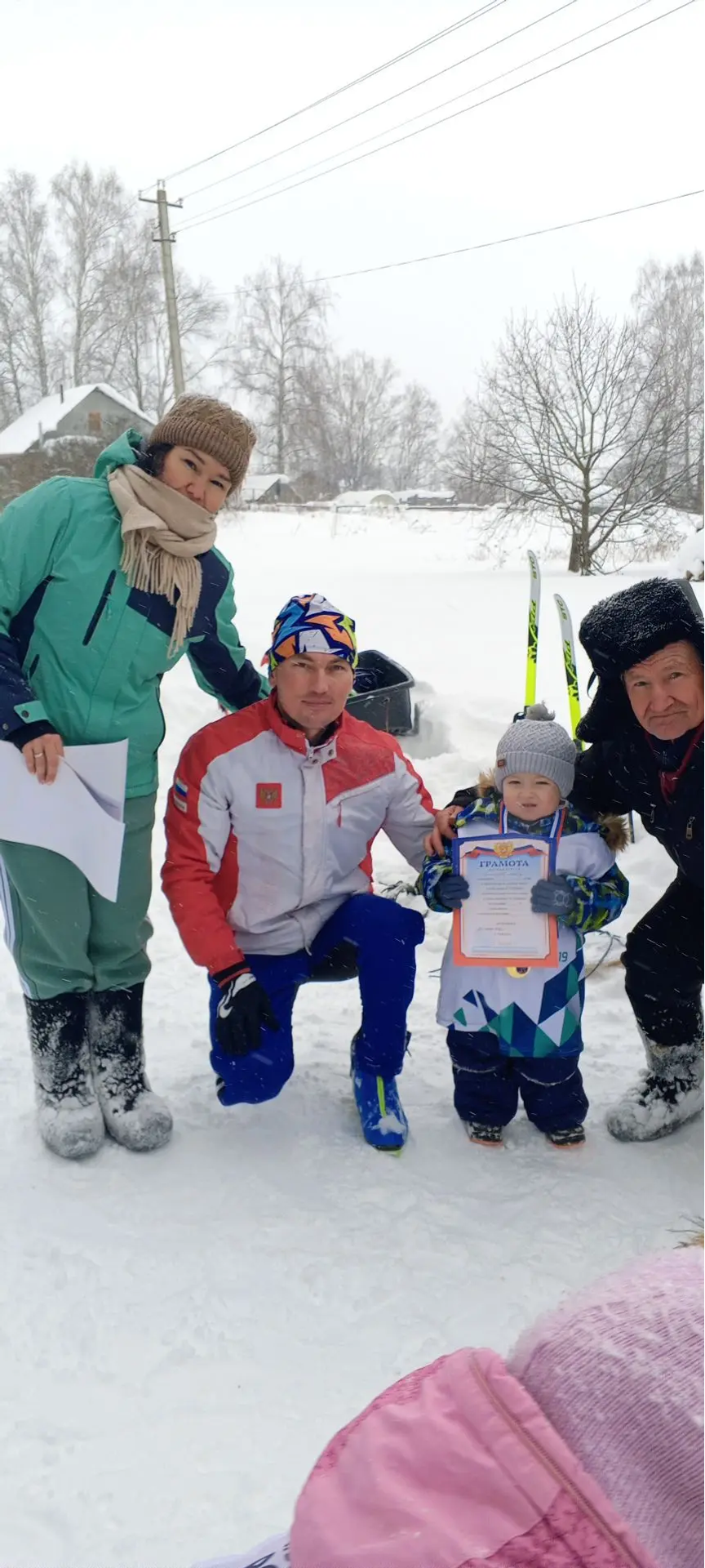 В Мишкинском районе прошли соревнования в честь ветеранов лыжного спорта