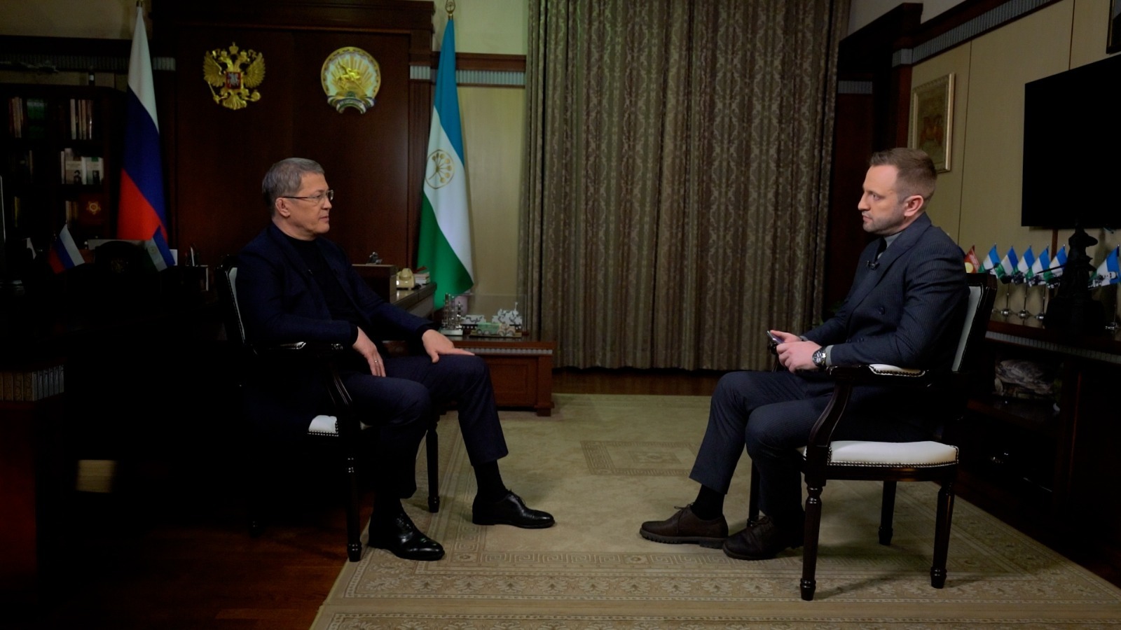 Глава Башкортостана Радий Хабиров в канун своего юбилея дал эксклюзивное интервью телеканалу БСТ.