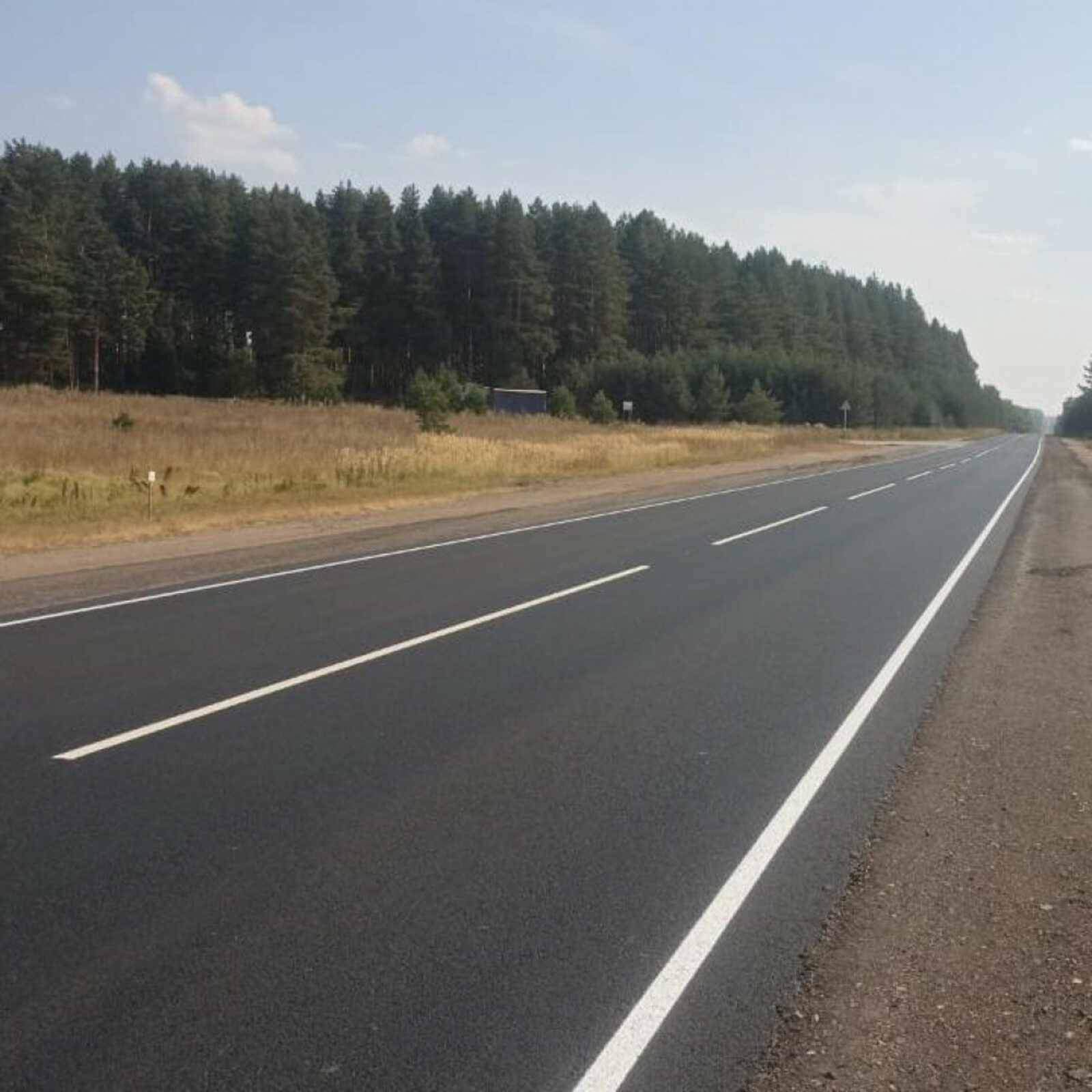 В Башкортостане в рамках нацпроекта с опережением графика завершили ремонт участка дороги Уфа-Бирск-Янаул