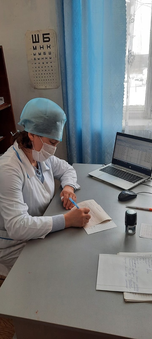 Выездные бригады  медицинских работников  Мишкинского района продолжают работу по диспансеризации населения