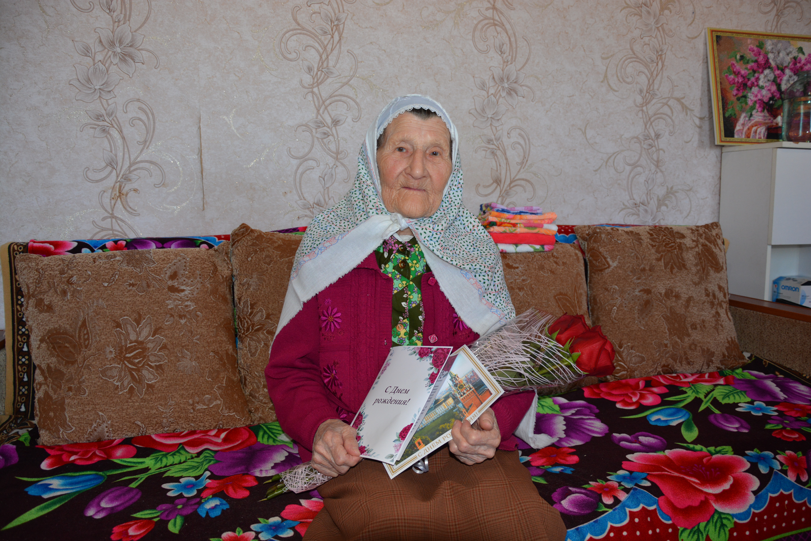 Долгожительница Сакина Камалова получила поздравления от Президента РФ