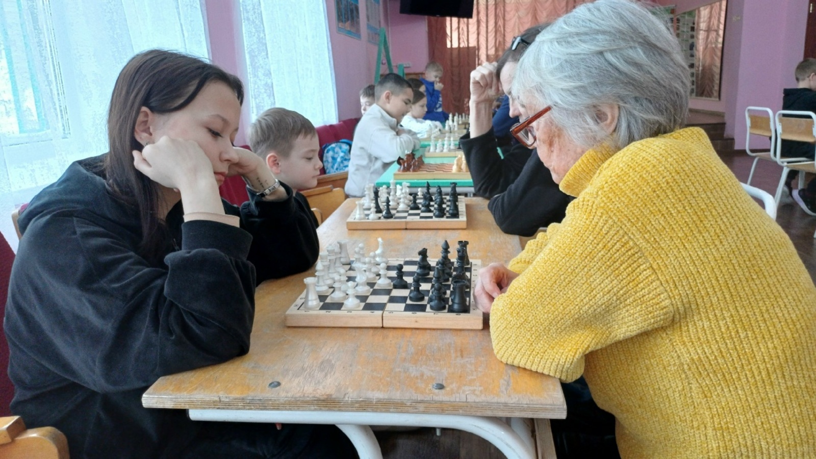 Шахматный турнир объединил поколения