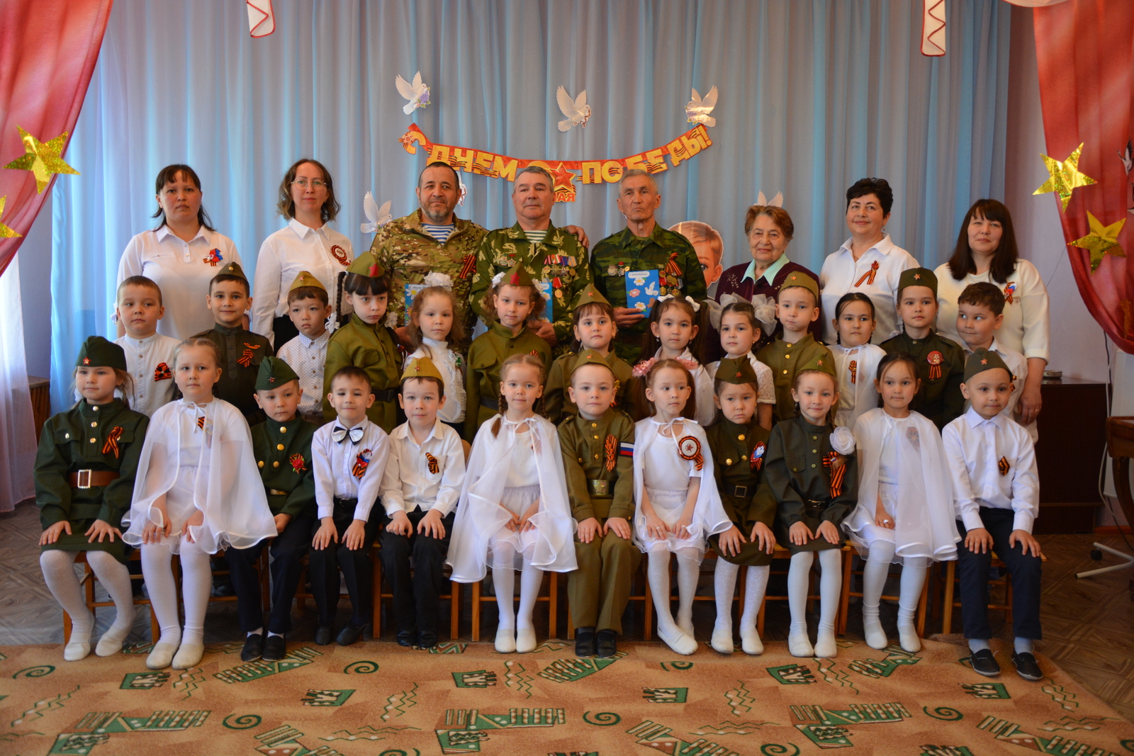 Детский сад «Ласточка» провел мероприятие в честь Дня Победы