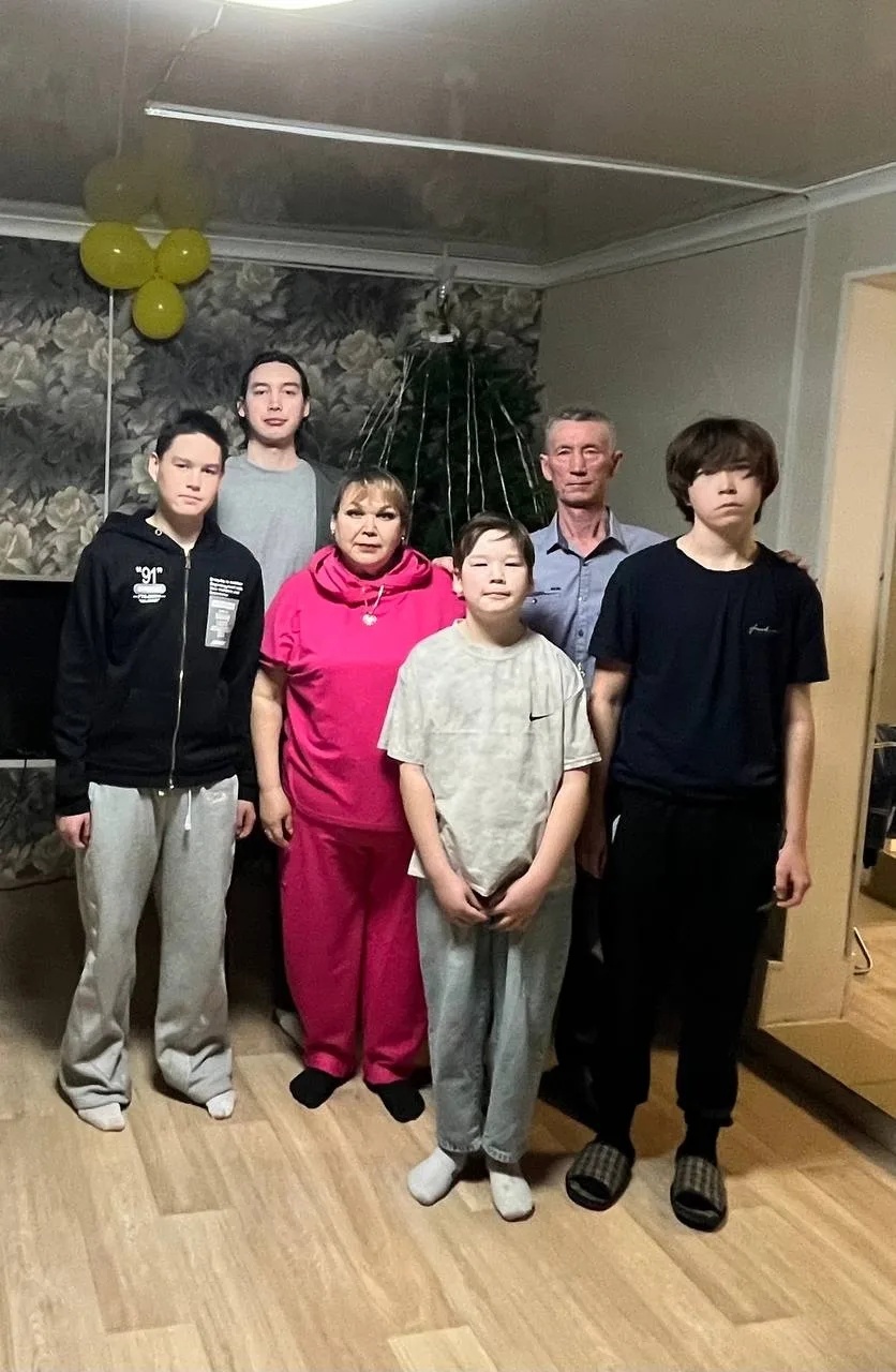 Многодетная семья Аликаевых из Мишкино воспитывают шестерых сыновей