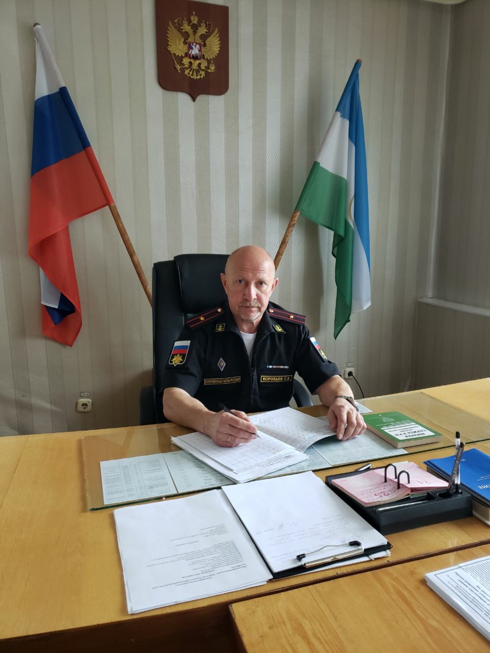 О работе военкомата рассказал военком С. Воробьев