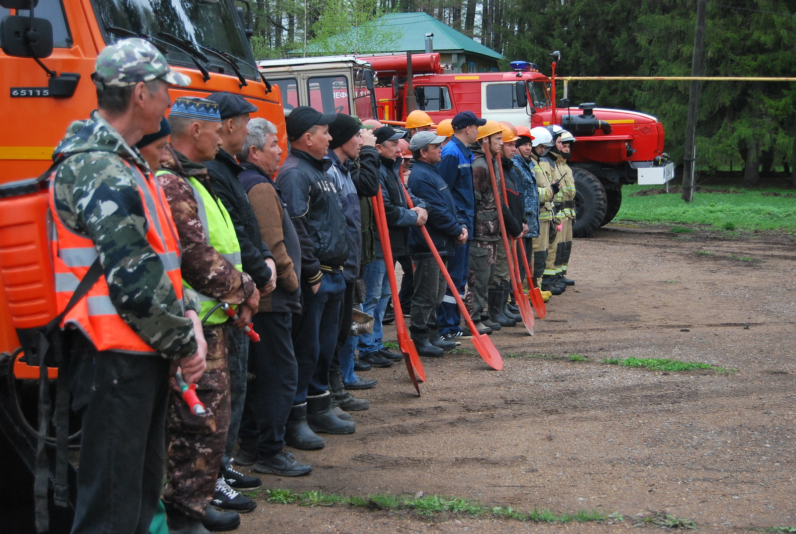 В Мишкинском районе проводятся тренировочные занятия по пожарной безопасности и чрезвычайным ситуациям